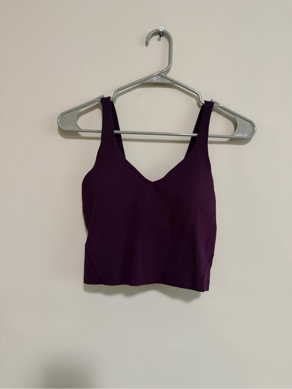 lululemon athletica Deep Plum V-Neck Cropped Tank